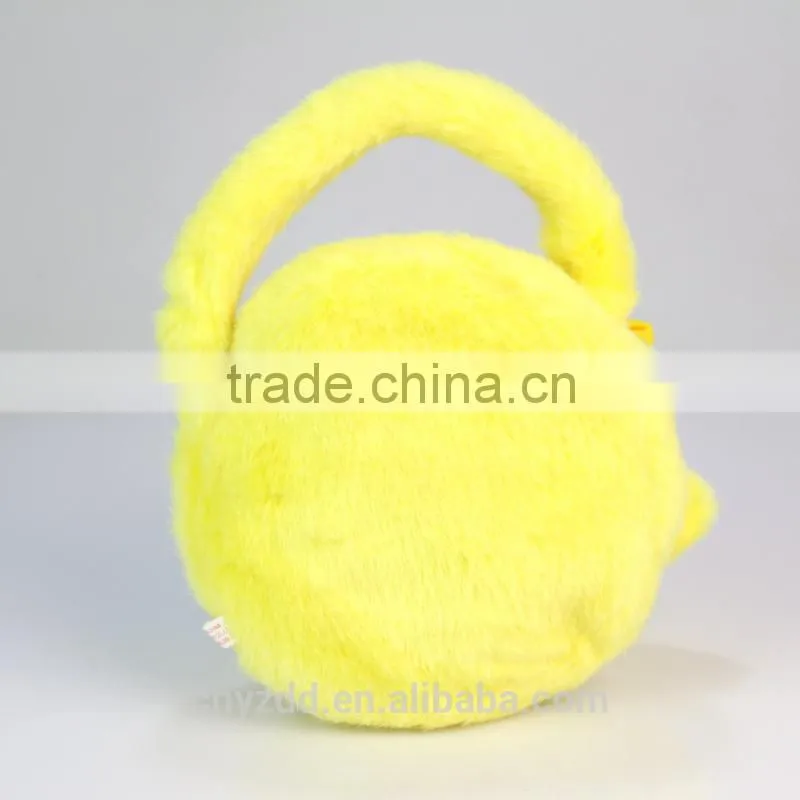 Soft Animal Shape Chicken Handbag/Plush Toy Bag 22cm High/Stuffed Animal Handbag