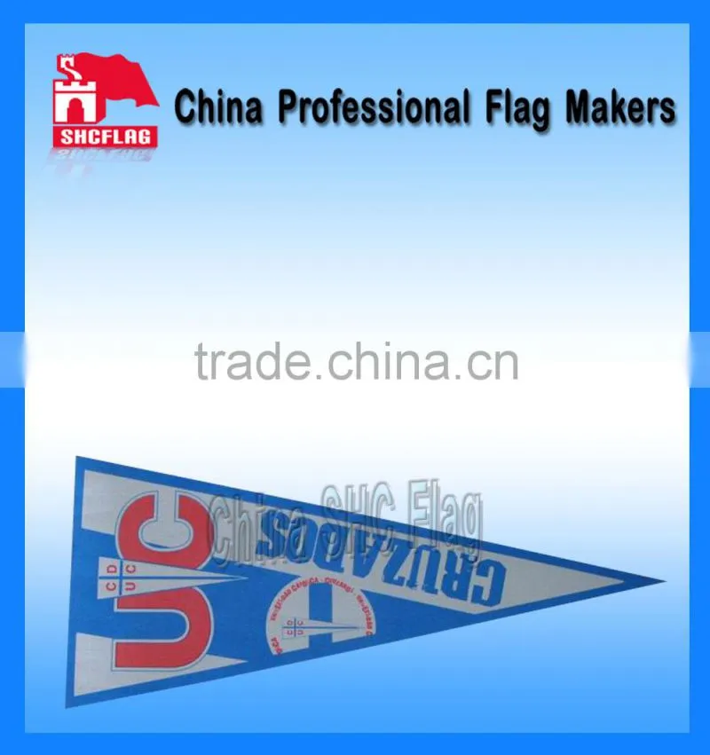 Advertising outdoor triangle banner felt banner