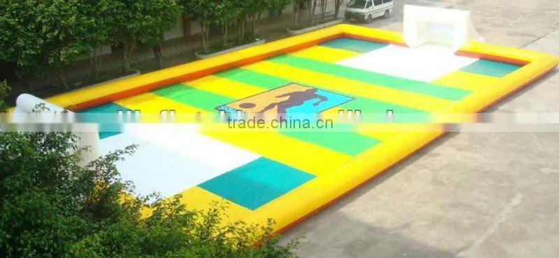 funny inflatable soap football field for sale