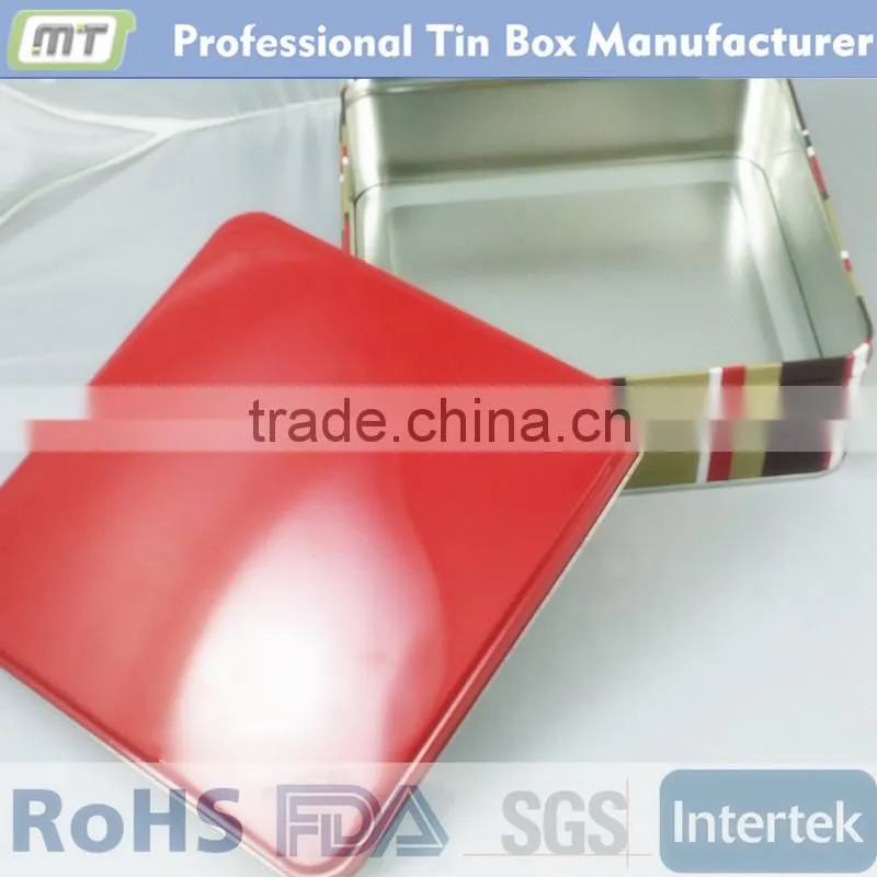 square flat bulk cookie tins