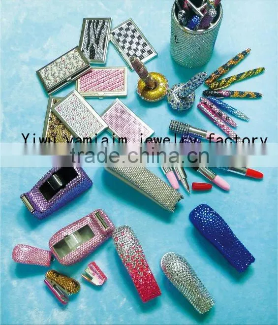 Bling staplers book stitcher stapling press table stapler