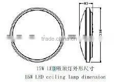 20W Round LED Ceiling Light Fixture 100-240V AC