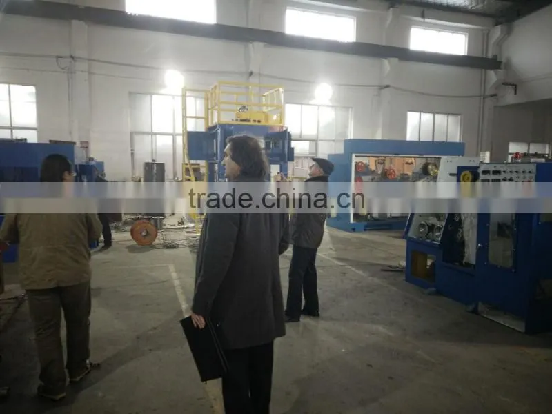 Copper Rod electrical conductor Breakdown Machine with Drop coiler