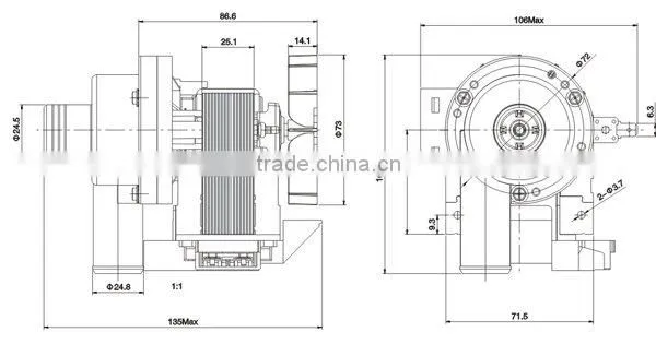 Washing Machine Drain Water Motor pump