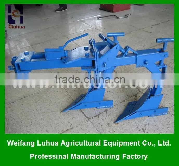Tractor implement double plough for walking tractor and mini tractor
