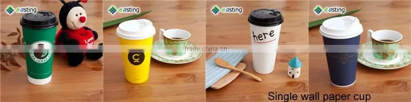 Double wall coffee paper cup Wrapped in a layer of kraft paper