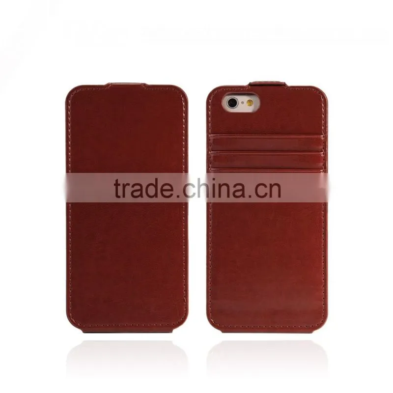 Flip cover leather case for iPhone 6, Wholesale hot selling mobile phone protective cover for iphone 6 case