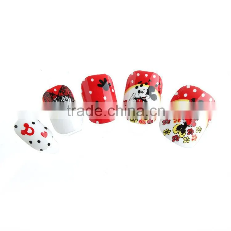 MSDS Certification and Plastic,ABS Material Full cover French Fake Nails