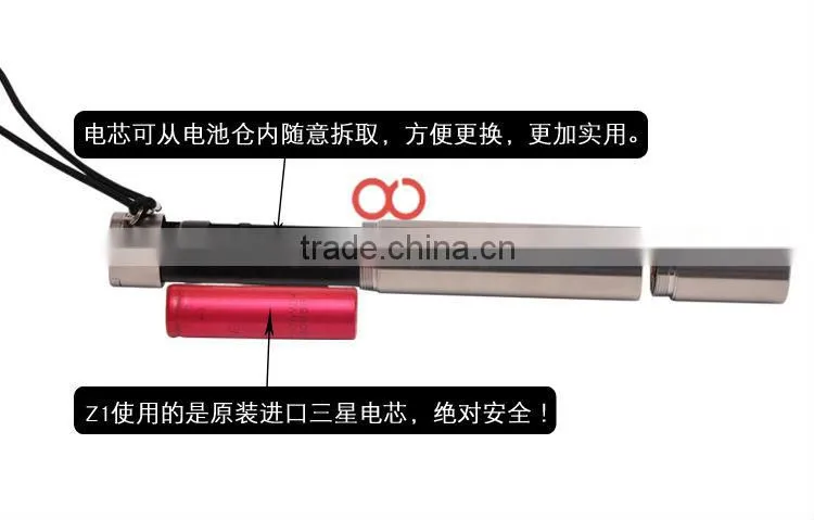Manufactory sell charger with America Q5 lamp flashlights mobile power bank