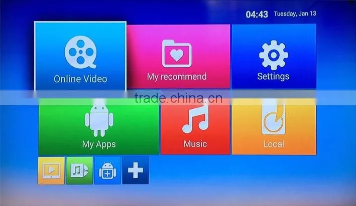 Kodi Built in Android 4.4 Amlogic S805 Quad Core MXV Netflix TV Android TV Box