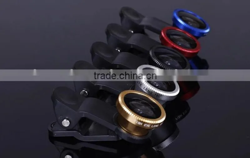 universal clip fisheye lens for samsung s4 mobile phone and iphone