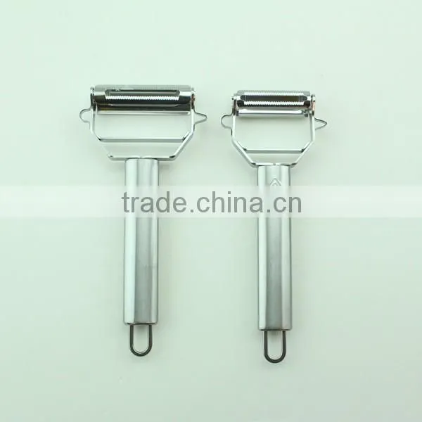New Stainless Steel Dual Blade Small Peeler With Julienne