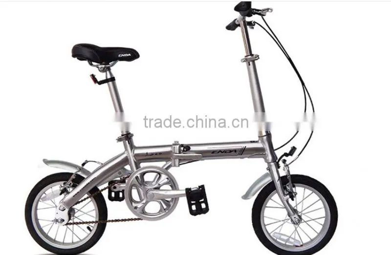 ENDA folding kids bike 14 inches wholesale aluminum alloy POCKET BIKE