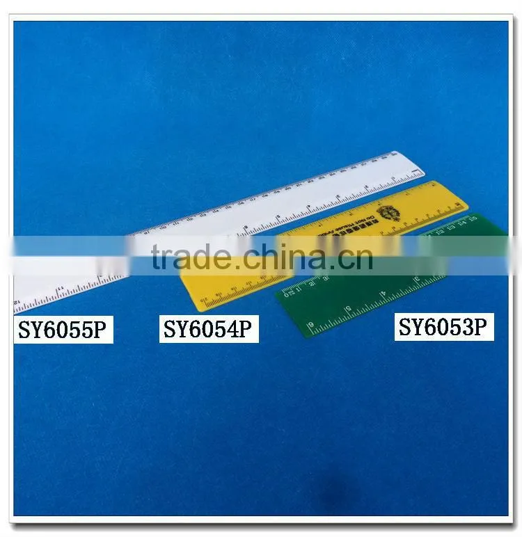 Colorful 20cm straight plastic ruler