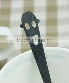 Stainless Steel Coffee Spoon of plain handle with high quality and low price