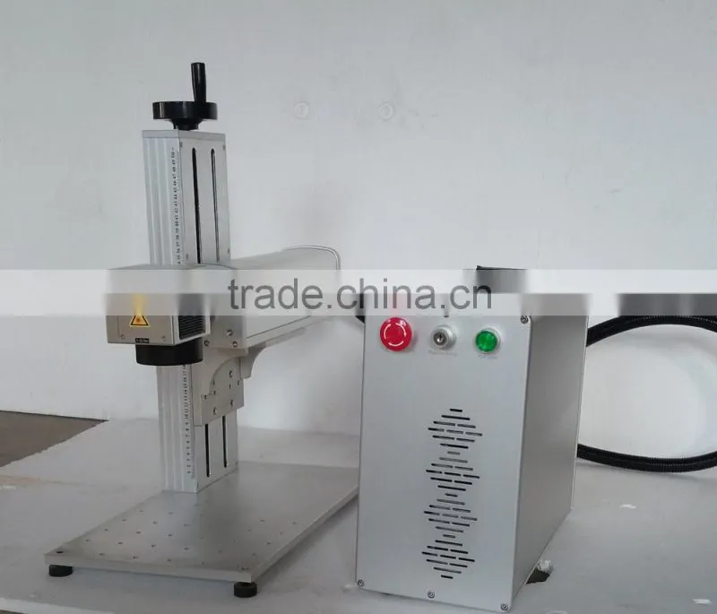 10w Portable fiber date /bar code marking on metal laser engraving machine