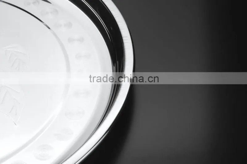 stainless steel cheap salad dinner plates made in china 2015 hot new product
