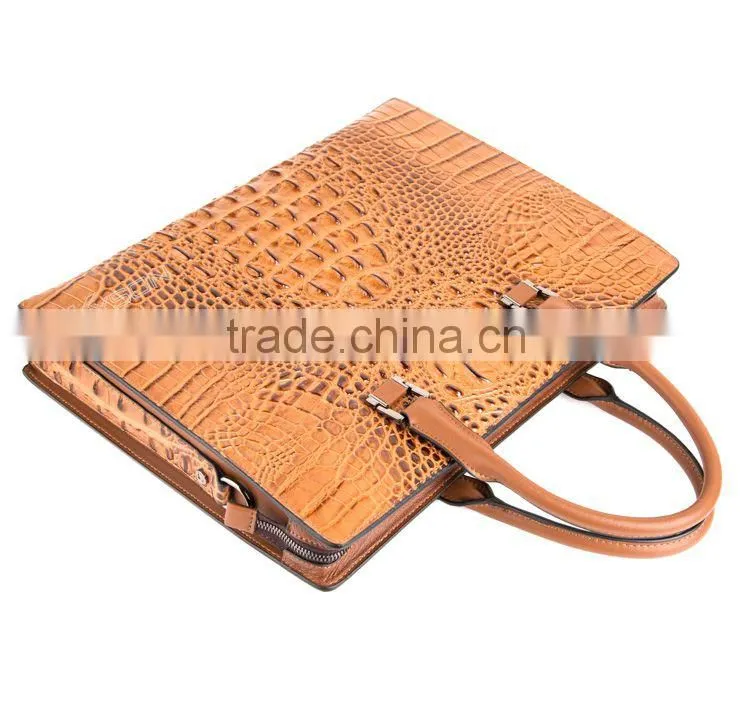 Hot sell famous brand design leather men bag,luxury business leather mens messenger bag,vintage fashion mens tote bag