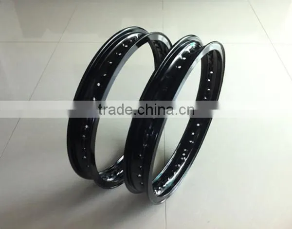 Motorcycle racing parts/Motorcycle alloy rim H2.50x17 Black for motocross