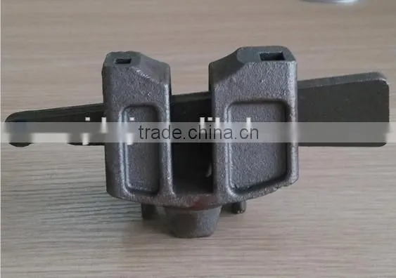Ringlock scaffolding system casted Ledger end