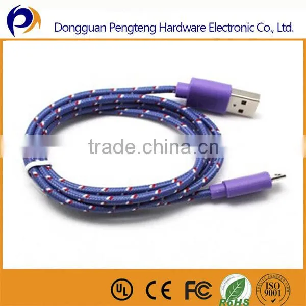 Welcome to custom braided mini usb cable