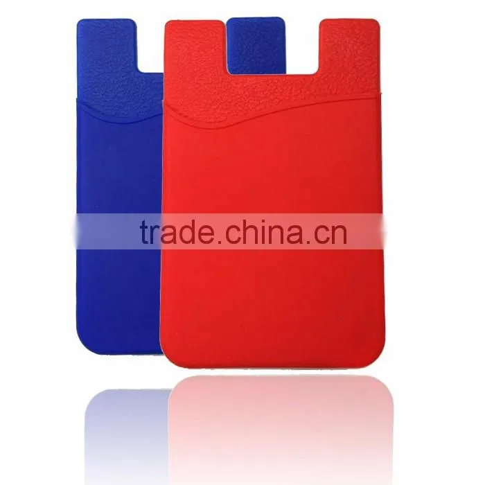3M sticker adhesive personalized silicone key card holder wallet supplier