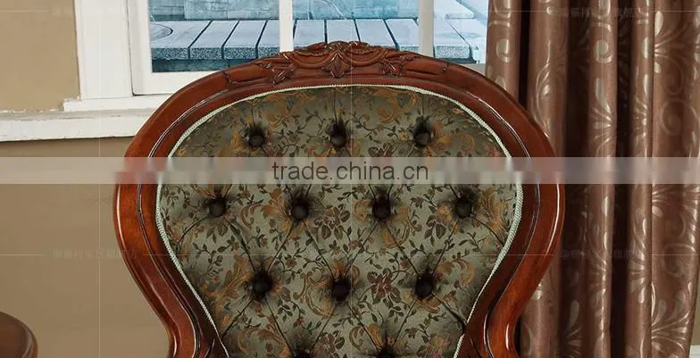 Classic style leisure chairs and table set for balcony and bedroom furniture W-205