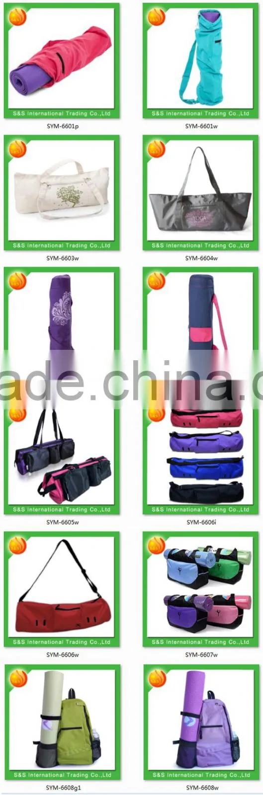 Waterproof Gym Backpack Bag Large Yoga Mat Bag