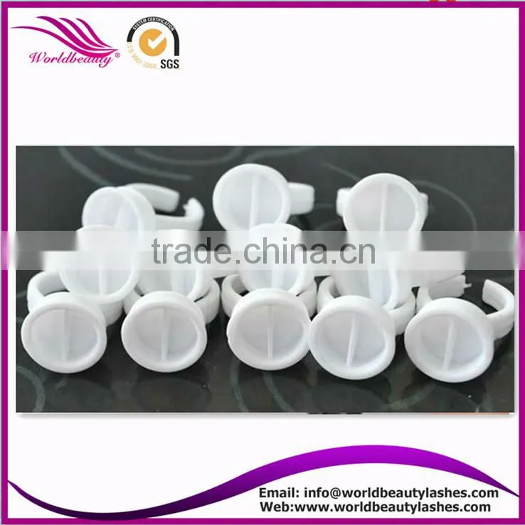 Disposable plastic glue ring,professional eyelash extension glue holder ring