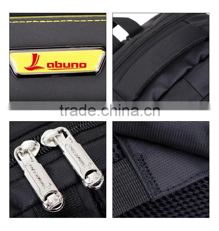 wholesale trolley backpack with wheels nylon material trolley backpack