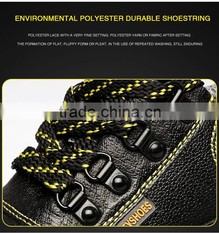 men's Steel toe engineering working safety shoes