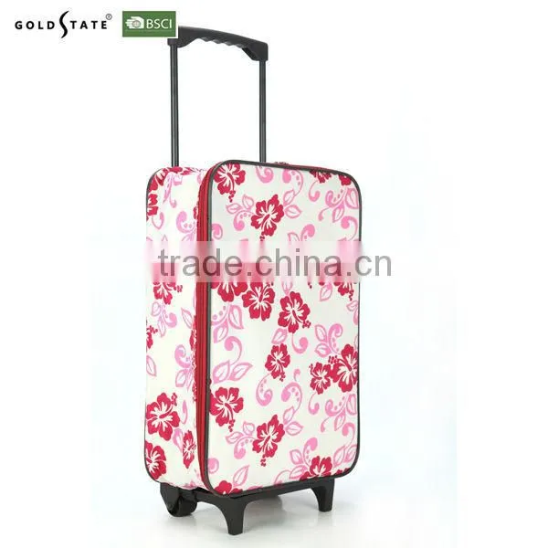 2016 Waterproof foldable luggage/trolley bag