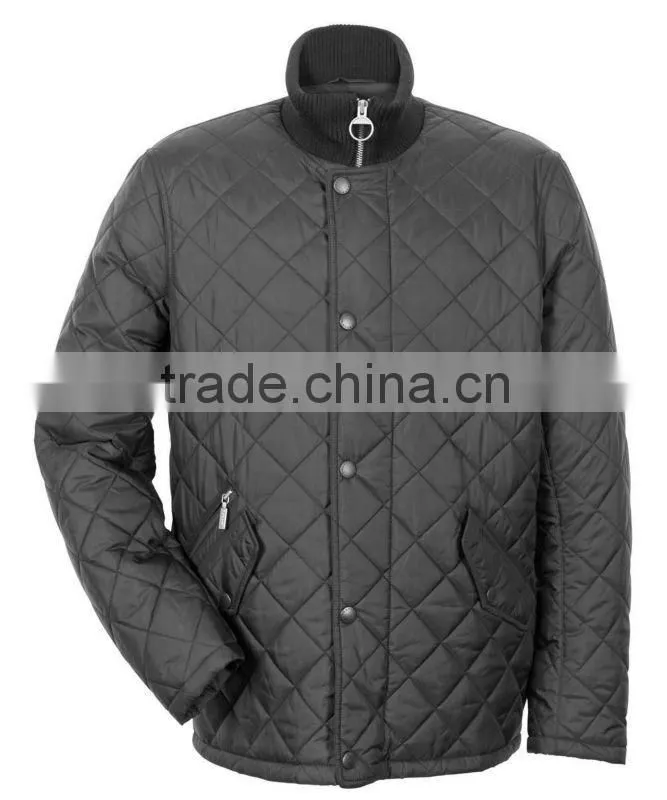 Diamond quilted jacket for country life