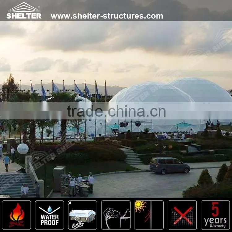 Modular Frame 8m Diameter half Sphere Tent for event