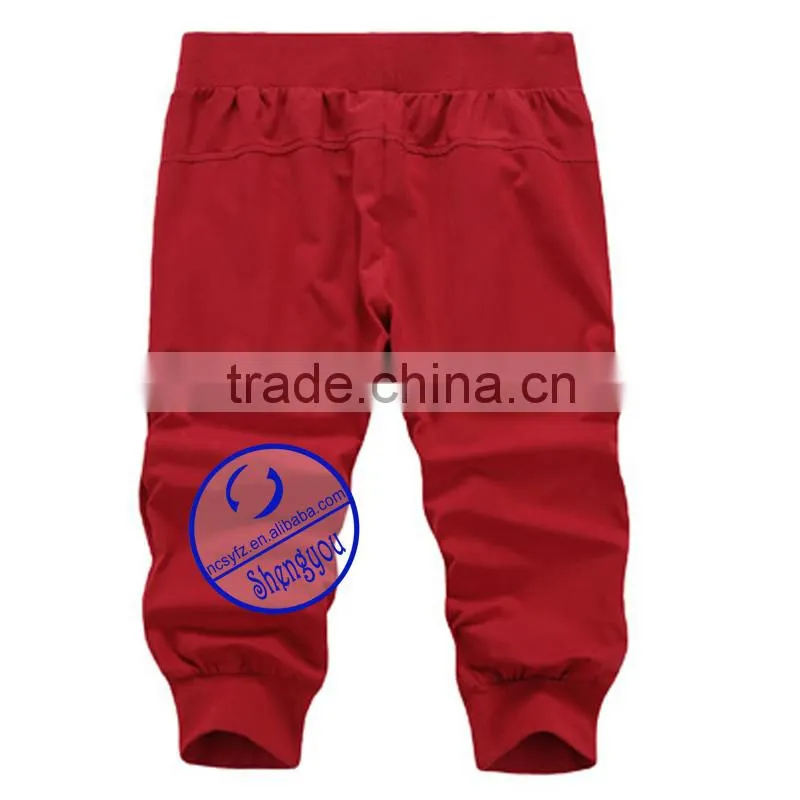 Wholesale custom cotton womens plain tracksuit pants