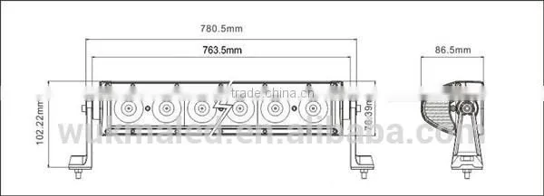 140w 31.5" Led Work Light Bar Spot Driving Offroad Truck Boat Car Outdoor Lamps LED light bar