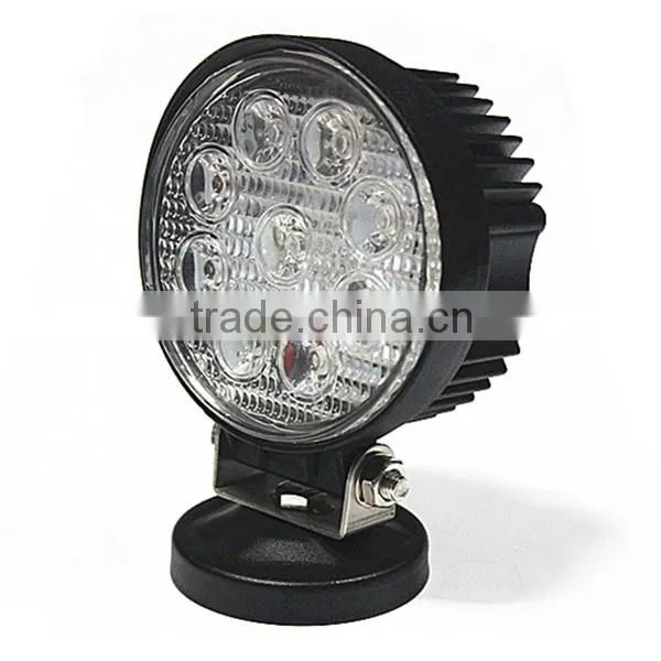 Car accessories 12v 24v 27w led work lamp, 27w led driving lights, 27 watt offroad led work light