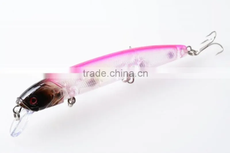 Crank Long Minnow Fishing Lures Hard Bait Plastic Crankbait 12.5CM 15.6G Artificial Fish Pesca Tackle Swimbait