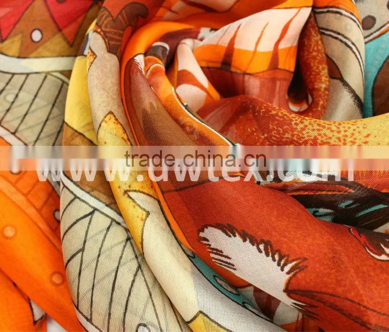 Silk scarf / Fashion scarf / Silk shawl