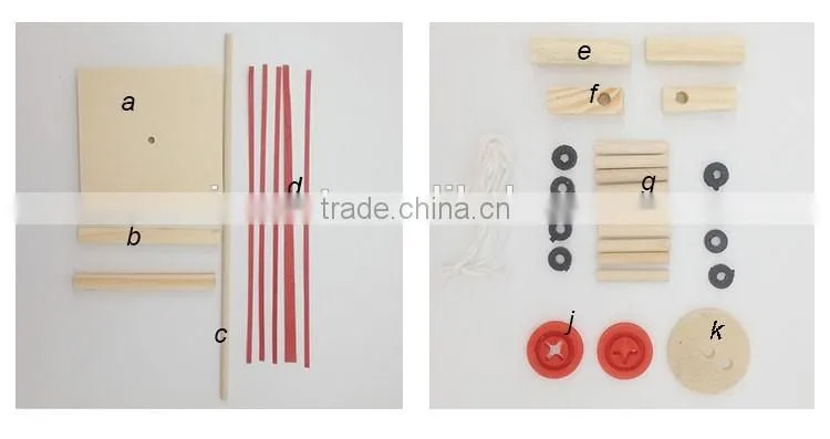 hand shaking flag-lifts Pully transmission science working models