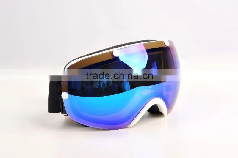 Multi-color Double Lens Professional Big Spherical Snowmobile,Snowboard Ski Goggles