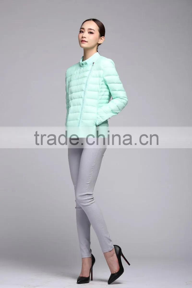 Breathable Goose Down short Coat for Lady