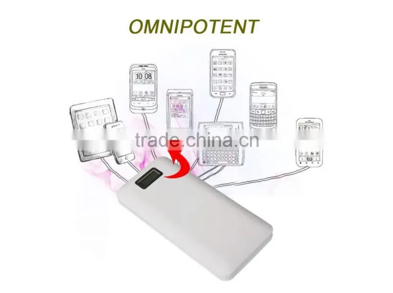high capacity dual usb battery power bank charger