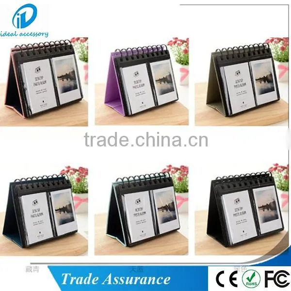 68 Pockets Desk Calendar Style Fujifilm Instax Mini Polaroid Film Photo Picture Album Holder