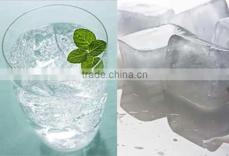 Commercial ice cube machine to make crystal and edible ice