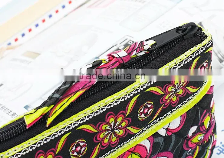 2013 canvas vinatge decorative pattern fashion wallet wholesale