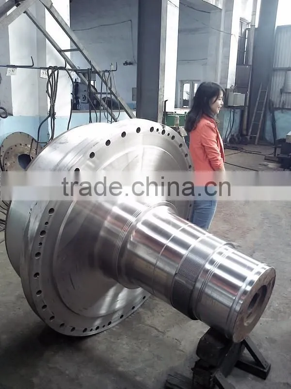 Cast iron shaft head with large diameter