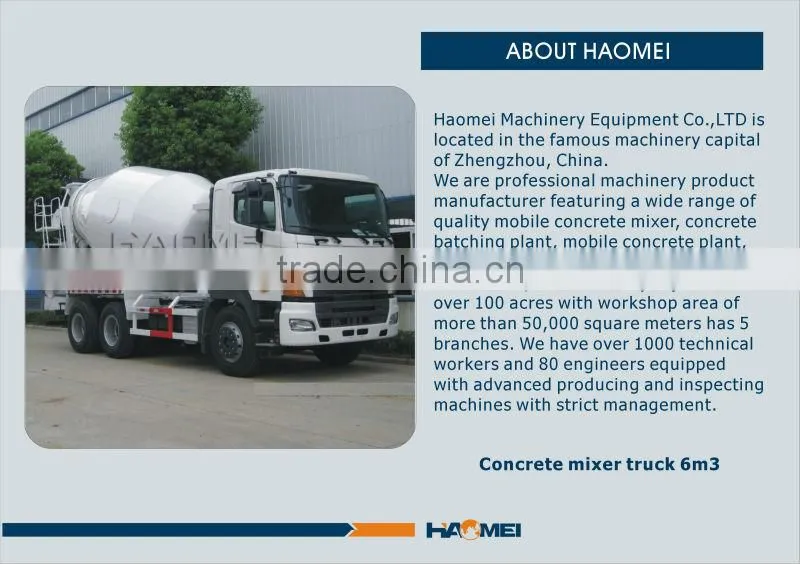 HM6-D camion de hormigonera