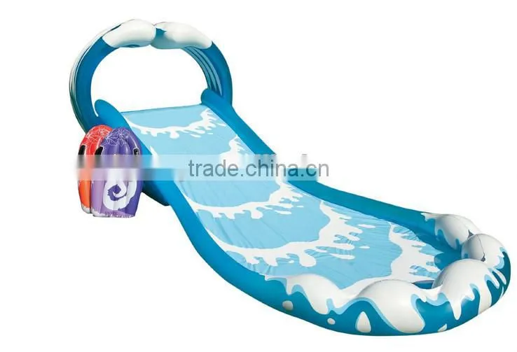 inflatable plastic water park giant slip and slide