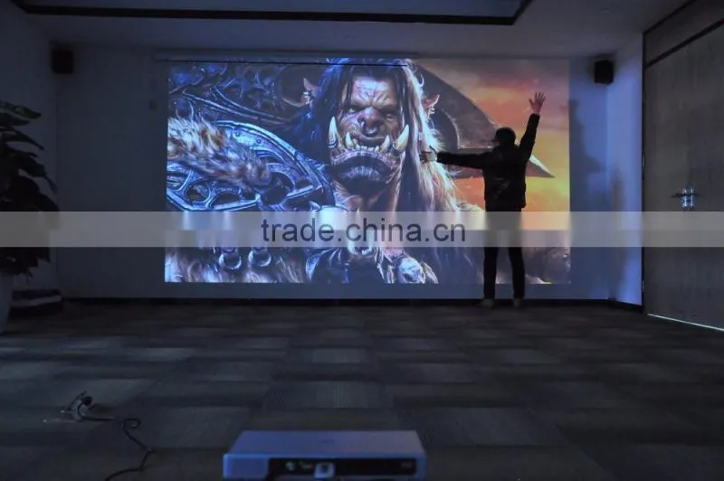 Shenzhen Factory Newest Android 4.4 High Definition1280x720P 250 Ansi Lumens 1080P Blue Ray 3D DLP Projector